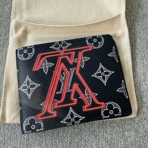 Authentic Louis Vuitton Monogram Upside Down Ink Wallet